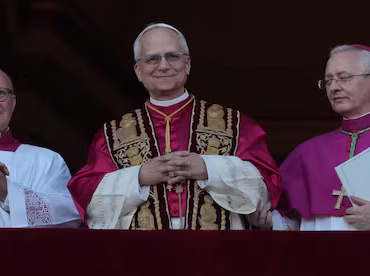 Papa León XIV durante una aparición pública