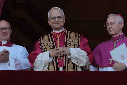 Papa León XIV durante una aparición pública