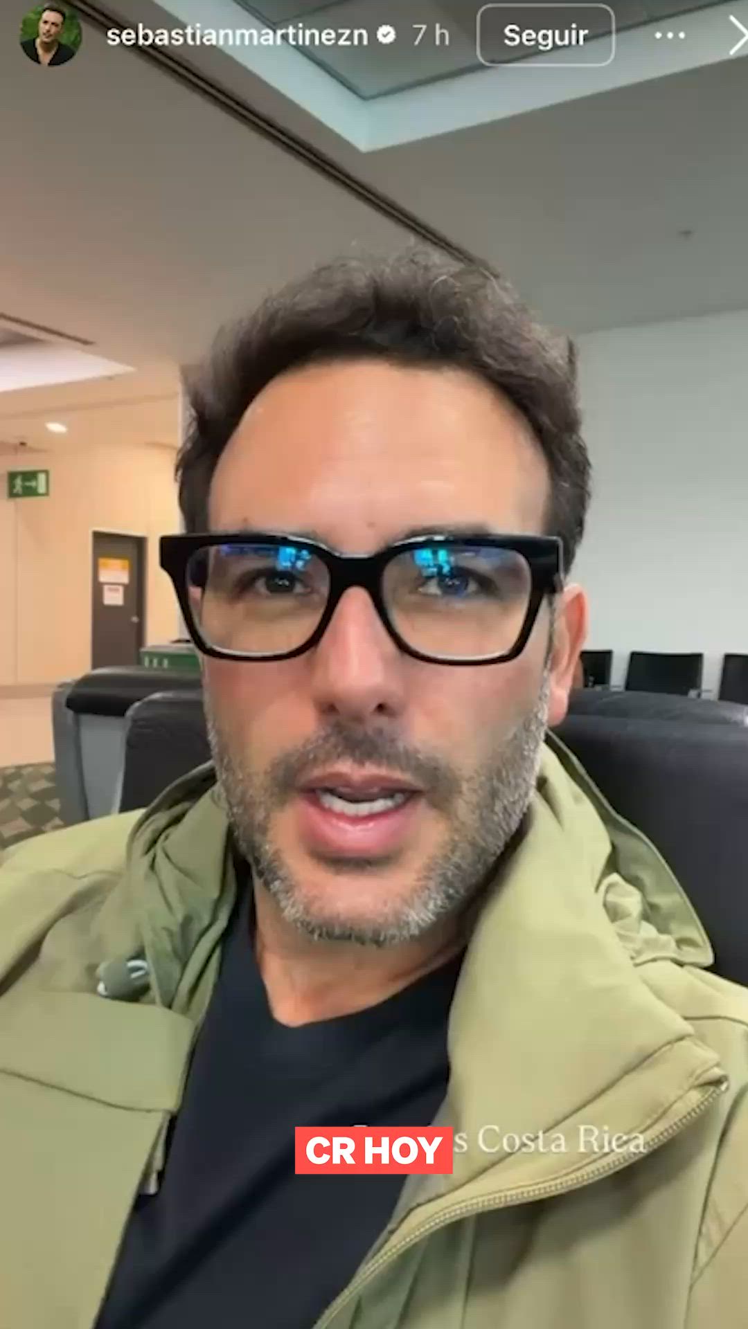Sebastián Martínez durante su visita a Costa Rica