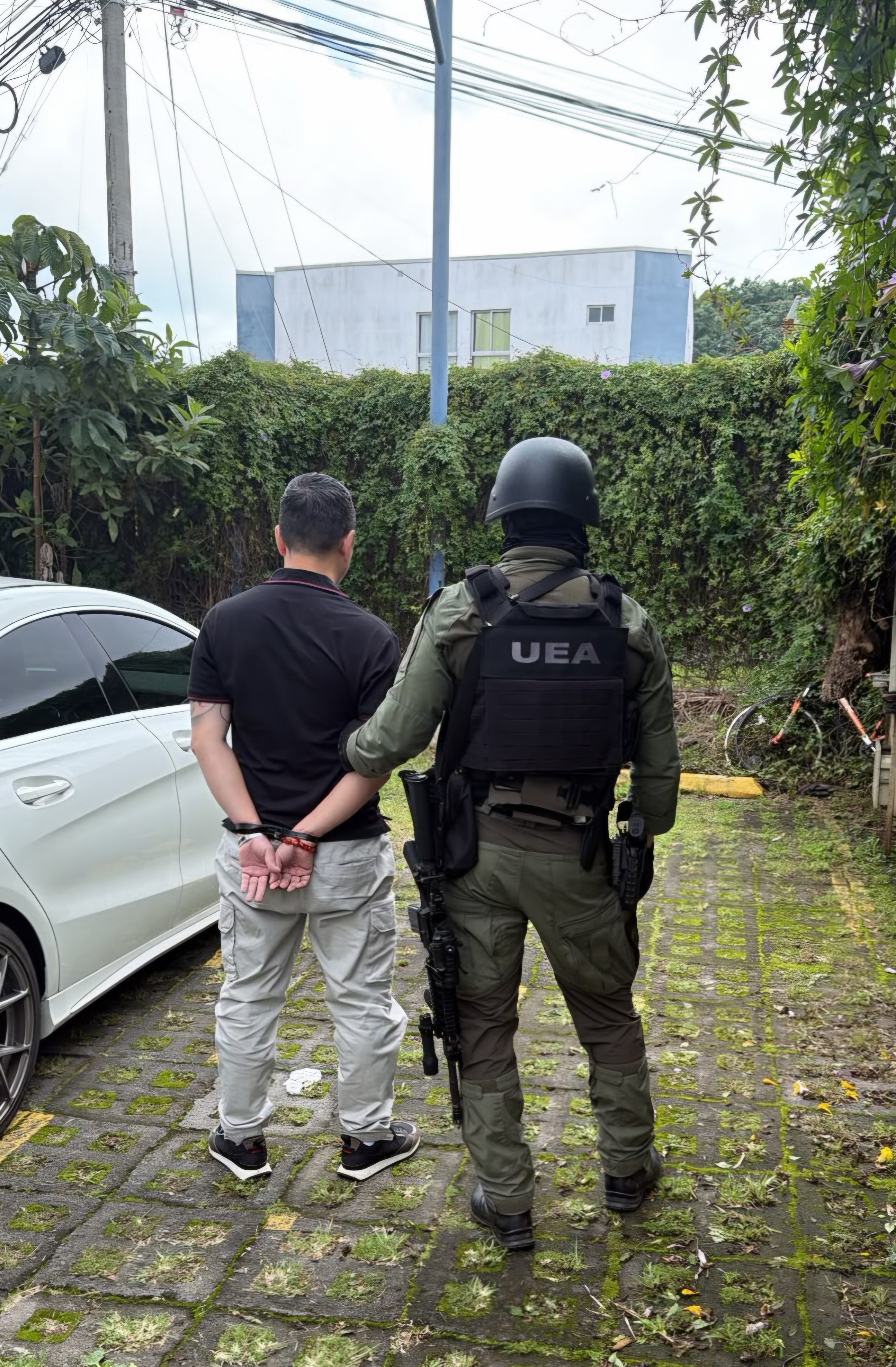 Detención de Zhang Guobin durante operativo en San José, Costa Rica