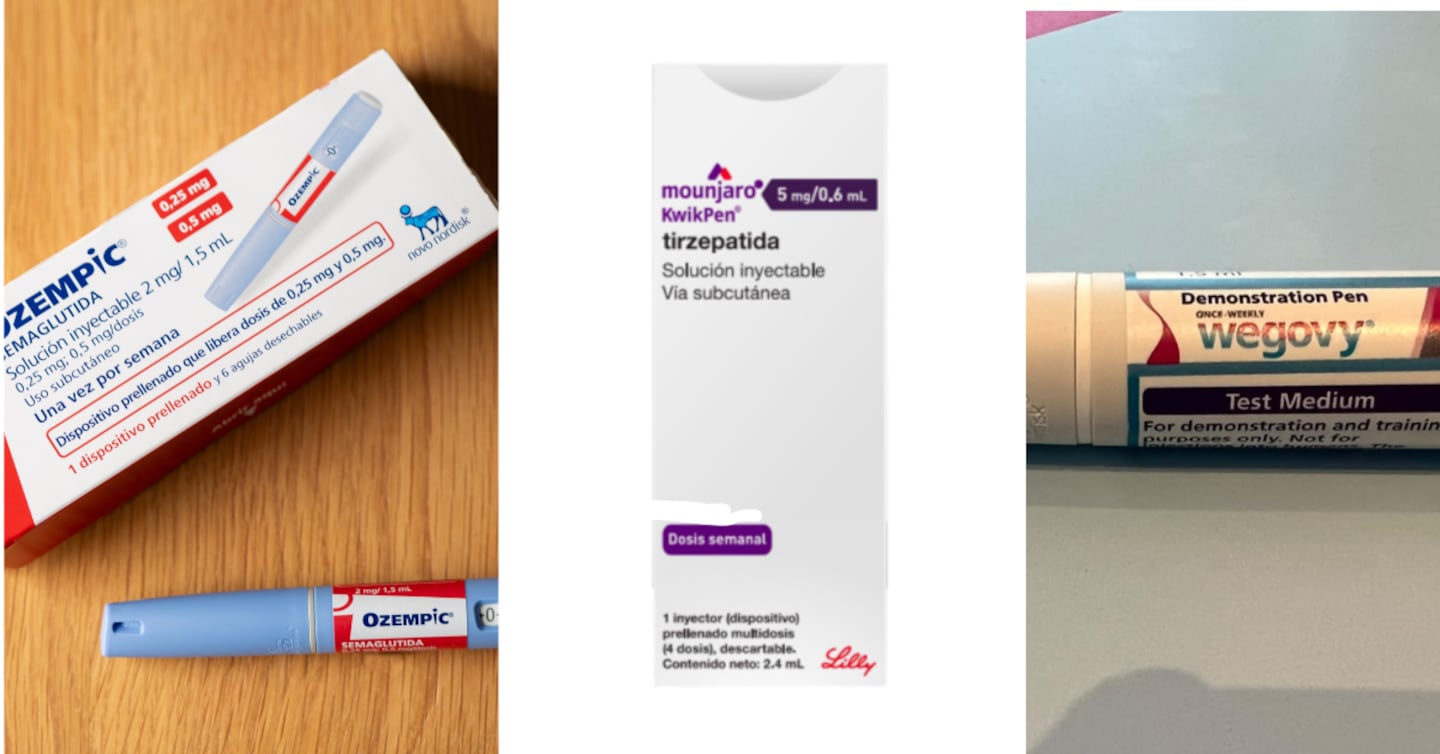 Medicamentos utilizados en tratamientos de diabetes y obesidad